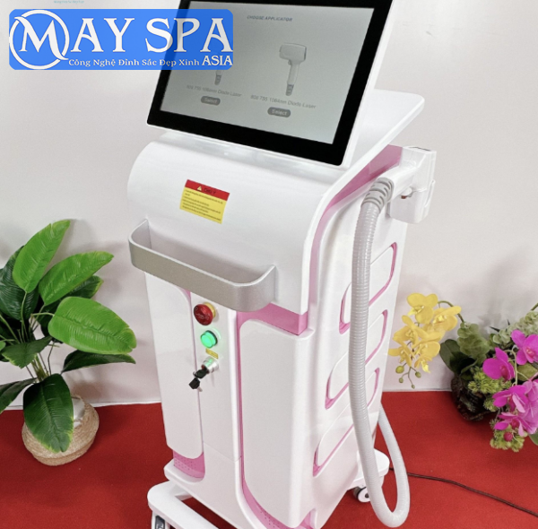 Máy Triệt Lông Diode Laser Lạnh Pink Chính Hãng